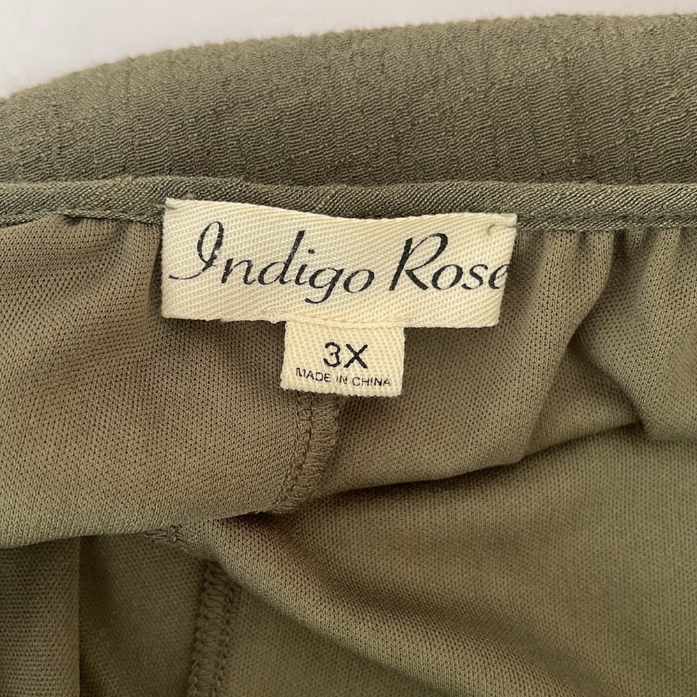 INDIGO ROSE DAY DRESS SIZE 3X - Picture 7 of 9